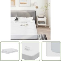 The Living Store - vidaXL Matratzenschoner Weiß 90x220 cm Wasserdicht von THE LIVING STORE