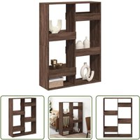 The Living Store - vidaXL Raumteiler Braun Eichen-Optik 100x33x135 cm Holzwerkstoff von THE LIVING STORE