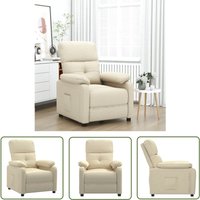The Living Store - vidaXL Relaxsessel Creme Stoff The Living Store - vidaXL Relaxsessel Creme Stoff von THE LIVING STORE