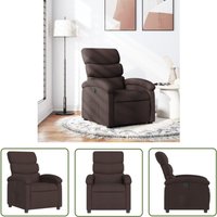 The Living Store - vidaXL Relaxsessel Dunkelbraun Stoff The Living Store - vidaXL Relaxsessel Dunkelbraun Stoff von THE LIVING STORE