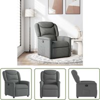 The Living Store - vidaXL Relaxsessel Dunkelgrau Stoff von THE LIVING STORE