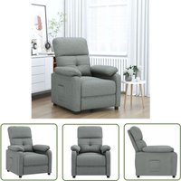 The Living Store - vidaXL Relaxsessel Dunkelgrau Stoff von THE LIVING STORE