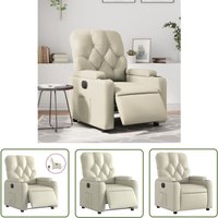 The Living Store - vidaXL Relaxsessel Elektrisch Creme Kunstleder The Living Store - vidaXL Relaxsessel Elektrisch Creme Kunstleder von THE LIVING STORE
