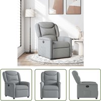 The Living Store - vidaXL Relaxsessel Hellgrau Stoff The Living Store - vidaXL Relaxsessel Hellgrau Stoff von THE LIVING STORE