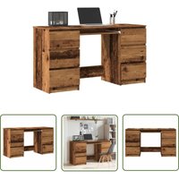 The Living Store - vidaXL Schreibtisch Altholz-Optik 140x50x77 cm Holzwerkstoff The Living Store - vidaXL Schreibtisch Altholz-Optik 140x50x77 cm Holzwerkstoff von THE LIVING STORE