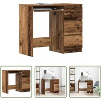 The Living Store - vidaXL Schreibtisch Altholz-Optik 90x45x76 cm Holzwerkstoff The Living Store - vidaXL Schreibtisch Altholz-Optik 90x45x76 cm Holzwerkstoff von THE LIVING STORE