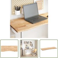 The Living Store - vidaXL Schreibtischplatte Unbehandelt 140x50x2,5 cm Massivholz Eiche The Living Store - vidaXL Schreibtischplatte Unbehandelt 140x50x2,5 cm Massivholz Eiche von THE LIVING STORE