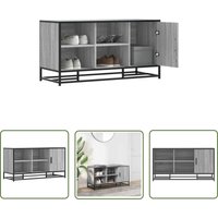 The Living Store - vidaXL Schuhbank Grau Sonoma 100x40x53,5 cm Holzwerkstoff und Metall The Living Store - vidaXL Schuhbank Grau Sonoma 100x40x53,5 cm Holzwerkstoff und Metall von THE LIVING STORE