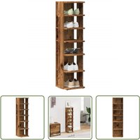 The Living Store - vidaXL Schuhschrank Altholz-Optik 28x27x102 cm Holzwerkstoff The Living Store - vidaXL Schuhschrank Altholz-Optik 28x27x102 cm Holzwerkstoff von THE LIVING STORE