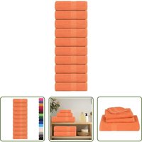 The Living Store - vidaXL Seiftücher 10 Stk. Orange 30x30 cm 360 g/m² 100% Baumwolle The Living Store - vidaXL Seiftücher 10 Stk. Orange 30x30 cm 360 g/m² 100% Baumwolle von THE LIVING STORE