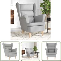 The Living Store - vidaXL Sessel Wolkengrau 74x84x100 cm Stoff von THE LIVING STORE