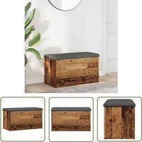 The Living Store - vidaXL Sitzbank mit Stauraum Altholz-Optik 82x42x45 cm Holzwerkstoff The Living Store - vidaXL Sitzbank mit Stauraum Altholz-Optik 82x42x45 cm Holzwerkstoff von THE LIVING STORE