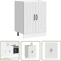 VidaXL Spülenunterschrank Lucca Weiß Holzwerkstoff VidaXL Spülenunterschrank Lucca Weiß Holzwerkstoff von THE LIVING STORE