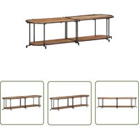 The Living Store - vidaXL TV-Regal 160x42x40 cm Massivholz Akazie von THE LIVING STORE