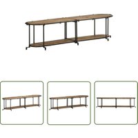 The Living Store - vidaXL TV-Regal 160x42x40 cm Raues Mangoholz The Living Store - vidaXL TV-Regal 160x42x40 cm Raues Mangoholz von THE LIVING STORE