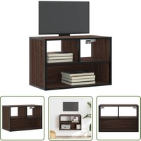 The Living Store - vidaXL TV-Schrank Braun Eiche 60x31x39,5 cm Holzwerkstoff und Metall The Living Store - vidaXL TV-Schrank Braun Eiche 60x31x39,5 cm Holzwerkstoff und Metall von THE LIVING STORE