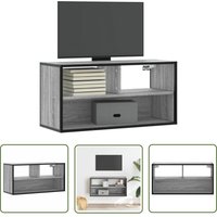 The Living Store - vidaXL TV-Schrank Grau Sonoma 80x31x39,5 cm Holzwerkstoff und Metall The Living Store - vidaXL TV-Schrank Grau Sonoma 80x31x39,5 cm Holzwerkstoff und Metall von THE LIVING STORE