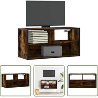 The Living Store - vidaXL TV-Schrank Räuchereiche 80x31x39,5 cm Holzwerkstoff und Metall The Living Store - vidaXL TV-Schrank Räuchereiche 80x31x39,5 cm Holzwerkstoff und Metall von THE LIVING STORE