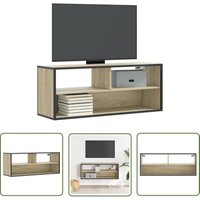 The Living Store - vidaXL TV-Schrank Sonoma-Eiche 100x31x39,5 cm Holzwerkstoff und Metall The Living Store - vidaXL TV-Schrank Sonoma-Eiche 100x31x39,5 cm Holzwerkstoff und Metall von THE LIVING STORE