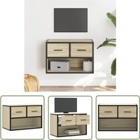 The Living Store - vidaXL TV-Schrank Sonoma-Eiche 60x31x39,5 cm Holzwerkstoff und Metall The Living Store - vidaXL TV-Schrank Sonoma-Eiche 60x31x39,5 cm Holzwerkstoff und Metall von THE LIVING STORE
