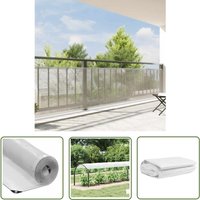 The Living Store - vidaXL Transparente Plane mit Ösen 1x12 m Polyethylen von THE LIVING STORE