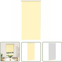 The Living Store - vidaXL Verdunkelungsrollo Gelb 65x175 cm Stoffbreite 60,7 cm Polyester von THE LIVING STORE