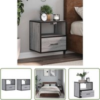 The Living Store - vidaXL Wand-Nachttische 2 Stk. Grau Sonoma 40x31x39,5 cm The Living Store - vidaXL Wand-Nachttische 2 Stk. Grau Sonoma 40x31x39,5 cm von THE LIVING STORE