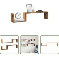 The Living Store - vidaXL Wandregale 2 Stk. Altholz-Optik 100x15x20 cm Holzwerkstoff The Living Store - vidaXL Wandregale 2 Stk. Altholz-Optik 100x15x20 cm Holzwerkstoff von THE LIVING STORE