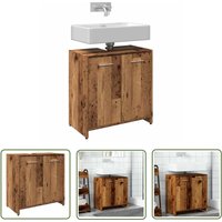 The Living Store - vidaXL Waschbeckenunterschrank Altholz-Optik 60x33x60 cm Holzwerkstoff The Living Store - vidaXL Waschbeckenunterschrank Altholz-Optik 60x33x60 cm Holzwerkstoff von THE LIVING STORE