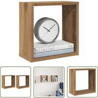 The Living Store - vidaXL Würfel-Wandregale 2 Stk. Artisan-Eiche 30x15x30 Holzwerkstoff The Living Store - vidaXL Würfel-Wandregale 2 Stk. Artisan-Eiche 30x15x30 Holzwerkstoff von THE LIVING STORE