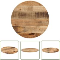 Tischplatte ø 40x2,5 cm Rund Raues Massives Mangoholz - Holztischplatte - Mangoholz Tischplatte - Esstisch Platte - Rustikal Tischplatte Tischplatte ø 40x2,5 cm Rund Raues Massives Mangoholz - Holztischplatte - Mangoholz Tischplatte - Esstisch Platte - Rustikal Tischplatte von THE LIVING STORE