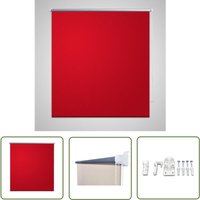 The Living Store - Verdunkelungsrollo 120 x 175 cm rot - Fensterrollo - Verdunkelungsrollo - Raffstore - Rollo - Tageslichtbeschränkung von THE LIVING STORE