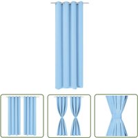 Verdunkelungsvorhang mit Metallösen 270 x 245 cm Türkis - Verdunkelungsvorhang - Türkiser Vorhang - Gardine - Wohnraumdekoration - Stoffgardine - The Verdunkelungsvorhang mit Metallösen 270 x 245 cm Türkis - Verdunkelungsvorhang - Türkiser Vorhang - Gardine - Wohnraumdekoration - Stoffgardine - The von THE LIVING STORE