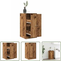 VidaXL Apothekerschrank Altholz-Optik 40x41x77,5 cm Holzwerkstoff von THE LIVING STORE