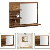 The Living Store - vidaXL Badspiegel mit Ablagen Artisan-Eiche 60x10,5x45 cm The Living Store - vidaXL Badspiegel mit Ablagen Artisan-Eiche 60x10,5x45 cm von THE LIVING STORE