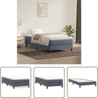 VidaXL Boxspringbett ohne Matratze Dunkelgrau 80x220 cm Samt VidaXL Boxspringbett ohne Matratze Dunkelgrau 80x220 cm Samt von THE LIVING STORE