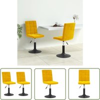 VidaXL Esszimmerstühle 2 Stk. Drehbar Senfgelb Samt VidaXL Esszimmerstühle 2 Stk. Drehbar Senfgelb Samt von THE LIVING STORE