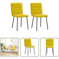 VidaXL Esszimmerstühle 2 Stk. Gelb Samt VidaXL Esszimmerstühle 2 Stk. Gelb Samt von THE LIVING STORE