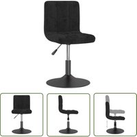 VidaXL Esszimmerstuhl Drehbar Schwarz Samt VidaXL Esszimmerstuhl Drehbar Schwarz Samt von THE LIVING STORE