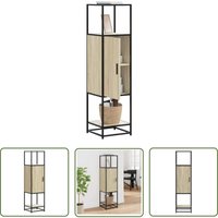 VidaXL Highboard Sonoma-Eiche 35,5x35x139 cm Holzwerkstoff Metall VidaXL Highboard Sonoma-Eiche 35,5x35x139 cm Holzwerkstoff Metall von THE LIVING STORE