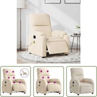 VidaXL Massagesessel Elektrisch Beige Mikrofasergewebe VidaXL Massagesessel Elektrisch Beige Mikrofasergewebe von THE LIVING STORE