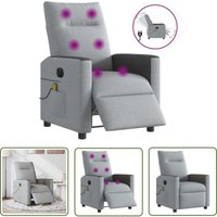 VidaXL Massagesessel Elektrisch Hellgrau Stoff VidaXL Massagesessel Elektrisch Hellgrau Stoff von THE LIVING STORE
