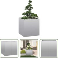 The Living Store - vidaXL Pflanzkübel 80x80x80 cm Verzinkter Stahl von THE LIVING STORE