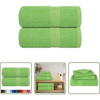 VidaXL Seiftücher 2 Stk. Apfelgrün 30x30 cm 360 g/m² 100% Baumwolle von THE LIVING STORE
