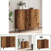 VidaXL Sideboard Altholz-Optik 90x34x80 cm Holzwerkstoff von THE LIVING STORE