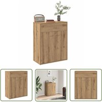 VidaXL Sideboard Artisan-Eiche 60x30x75 cm Holzwerkstoff von THE LIVING STORE