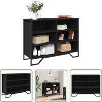 VidaXL Sideboard Schwarz 101x35,5x74,5 cm Holzwerkstoff von THE LIVING STORE