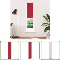 VidaXL Verdunkelungsrollo Rot 55x210 cm Stoffbreite 50,7 cm Polyester von THE LIVING STORE