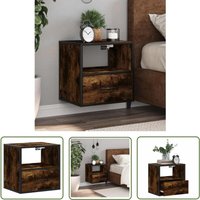 The Living Store - vidaXL Wand-Nachttisch Räuchereiche 40x31x39,5 cm The Living Store - vidaXL Wand-Nachttisch Räuchereiche 40x31x39,5 cm von THE LIVING STORE