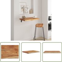 VidaXL Wandregal 50x40x2,5 cm Rechteckig Massivholz Akazie Baumkante VidaXL Wandregal 50x40x2,5 cm Rechteckig Massivholz Akazie Baumkante von THE LIVING STORE